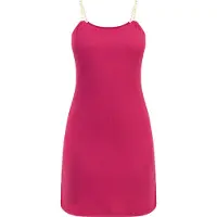 Mymo Vestido amarelo / rosa / branco