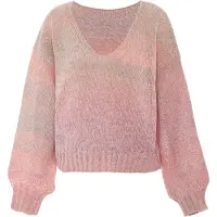 Mymo Pullover verde / cor-de-rosa / rosa escurecido / rosa claro