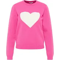 Mymo Pullover 'Nolie' fúcsia / branco