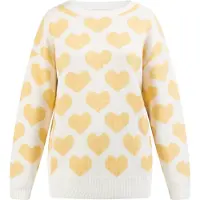 Mymo Pullover caril / branco