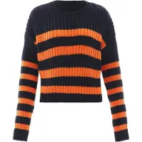 Mymo Pullover laranja escuro / preto