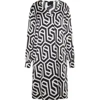 Dreimaster Klassik Vestido 'Casnagie' preto / branco lã