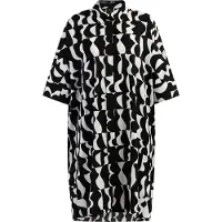 Dreimaster Klassik Vestidos camiseiros preto / branco