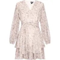 Dreimaster Vestido azul / cappuccino / rosa / branco