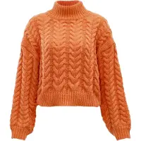 Mymo Pullover laranja escuro