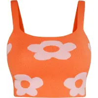 Mymo Top laranja / rosa pastel