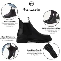 Tamaris Botas baixas 25829-001 mulheres - Preto - 39