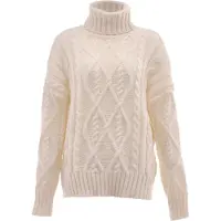 Mymo Pullover branco lã