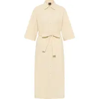 Dreimaster Klassik Vestidos camiseiros bege