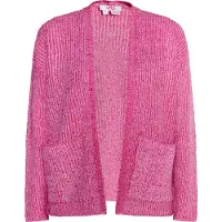 Mymo Casaco de malha 'Blonda' rosado / branco