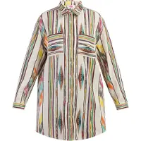 Mymo Blusa bege / amarelo / roxo claro / laranja