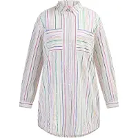 Mymo Blusa azul / verde / rosa / branco