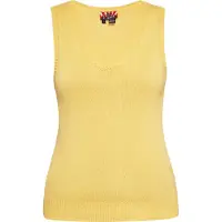 MyMo ROCKS Top de malha amarelo
