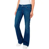 Pepe Jeans para mulher. PL204167GW1 Jeans New Pimlico navy (26/32), Casual, Denim, Algodão orgânico, Sustentável, Marinho
