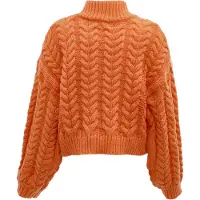 Mymo Pullover laranja escuro
