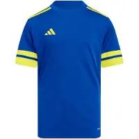 Adidas Camisa funcionais 'Squa25' azul real / limão