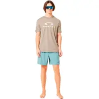Oakley Apparel Rash Guard Manga Curta Bark Sun