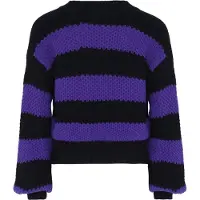 Mymo Casaco de malha roxo escuro / preto