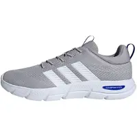 Adidas Sapatilhas baixas 'Cloudfoam Flex' cinzento / branco