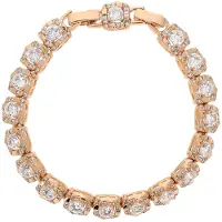 NAEMI Pulseira ouro / branco