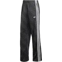 Adidas Calças 'Firebird' cinzento escuro / preto / branco