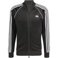 Adidas Casaco em moletão 'SST' preto / branco