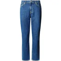 Pepe Jeans para mulher. PL20459184CB Calças de ganga Tapered Violet blue (31/30), Azul, Casual, Algodão, Denim