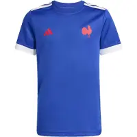 Adidas Camisa funcionais 'Frankreich Rugby Home' azul / vermelho / branco