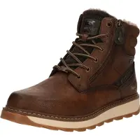 Mustang Botas com atacadores castanho