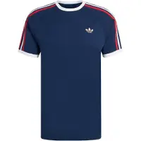 Adidas Camisa '3-STRIPES' navy / vermelho / branco