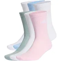 Adidas Meias de Cano Médio Almofadadas Conjunto de 6 Pares