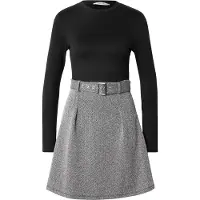 About You Vestido 'Elia' cinzento / preto
