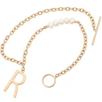 NAEMI Colar ouro / branco