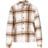 Dreimaster Camisa bege / chocolate / branco