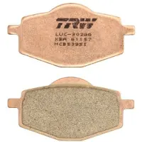 TRW Pastilhas De Freio Traseiras Sinterizadas Offroad Gilera Rc 600 90