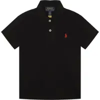 Ralph Lauren para menino. 322603252001 Pólo preto icónico em piqué (2años= 94/100cm), Casual, Algodão, Manga curta, moda infantil