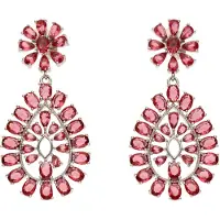 Faina Brincos rosa / prata