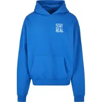 Mister tee Pullover 'Stay' azul cobalto / branco