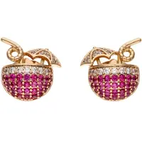 NAEMI Brincos ouro / rosa / branco