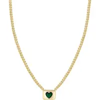 NAEMI Colar ouro / verde