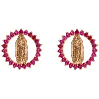 NAEMI Brincos ouro / rosa