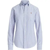 Ralph Lauren Blusa azul claro / branco