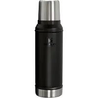 Stanley The Legendary Classic Bottle 2.0 1QT, Black 10-11346-092 garrafa térmica com bocal e copo para beber, 940 ml
