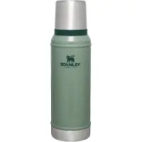 Stanley The Legendary Classic Bottle 1QT, Hammertone Green 10-11346-091 garrafa térmica com bocal e copo para beber, 940 ml