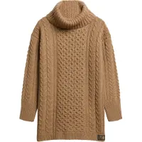 Superdry Vestido Curto De Manga Comprida Cable