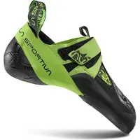 La Sportiva - Sapatilhas escalada - Skwama Vegan Black/Flash Green para Homem - Tamanho 43.5 - Verde