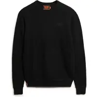 Superdry para homem. M6110641A Camisola de corte justo Essential preto (XL), Casual, Lã