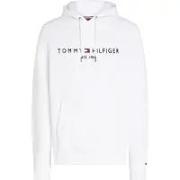 Tommy Hilfiger Sweatshirt 'Logo Embroidery Flex Drawstring' navy / vermelho / branco