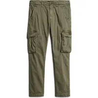 Superdry para homem. M7011132A Calças cargo Core verdes (33/32), Casual, Algodão