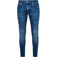 Superdry para homem. M7010888A Calças de ganga skinny azuis (30/34), Azul, Casual, Algodão, Denim, Algodão orgânico, Sustentável